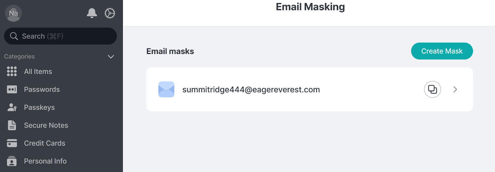Email Masking NordPass