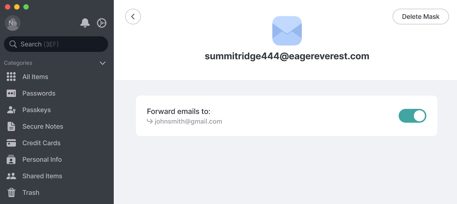 Email Masking NordPass