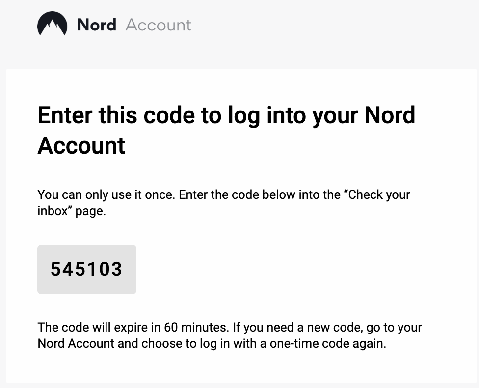 enter your valid email address to log into your nordcurrent id