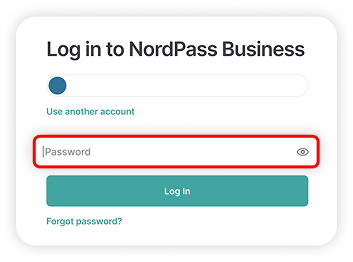 Enter your password when logging in to NordPass business (1).png