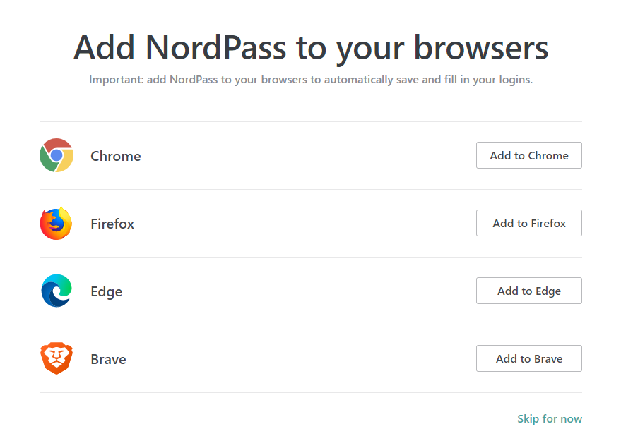 nordpass extension chrome