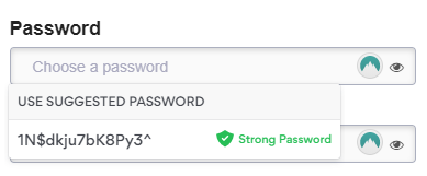 strong password generator google extension
