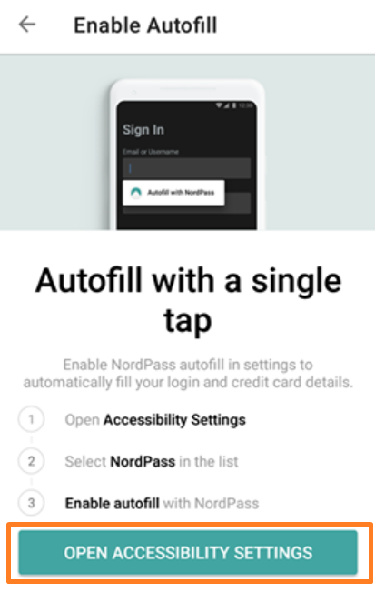 nordpass autofill not working chrome