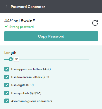 password generator nordpass