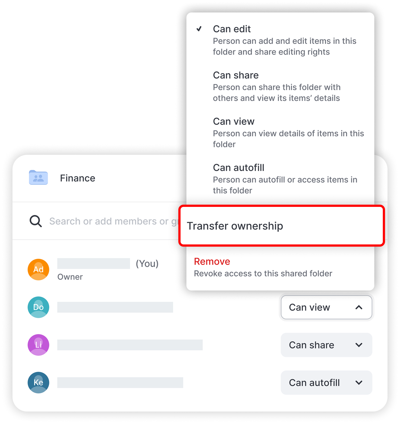 View of NordPas sharing hub section, transfer ownership button is highlighted.png